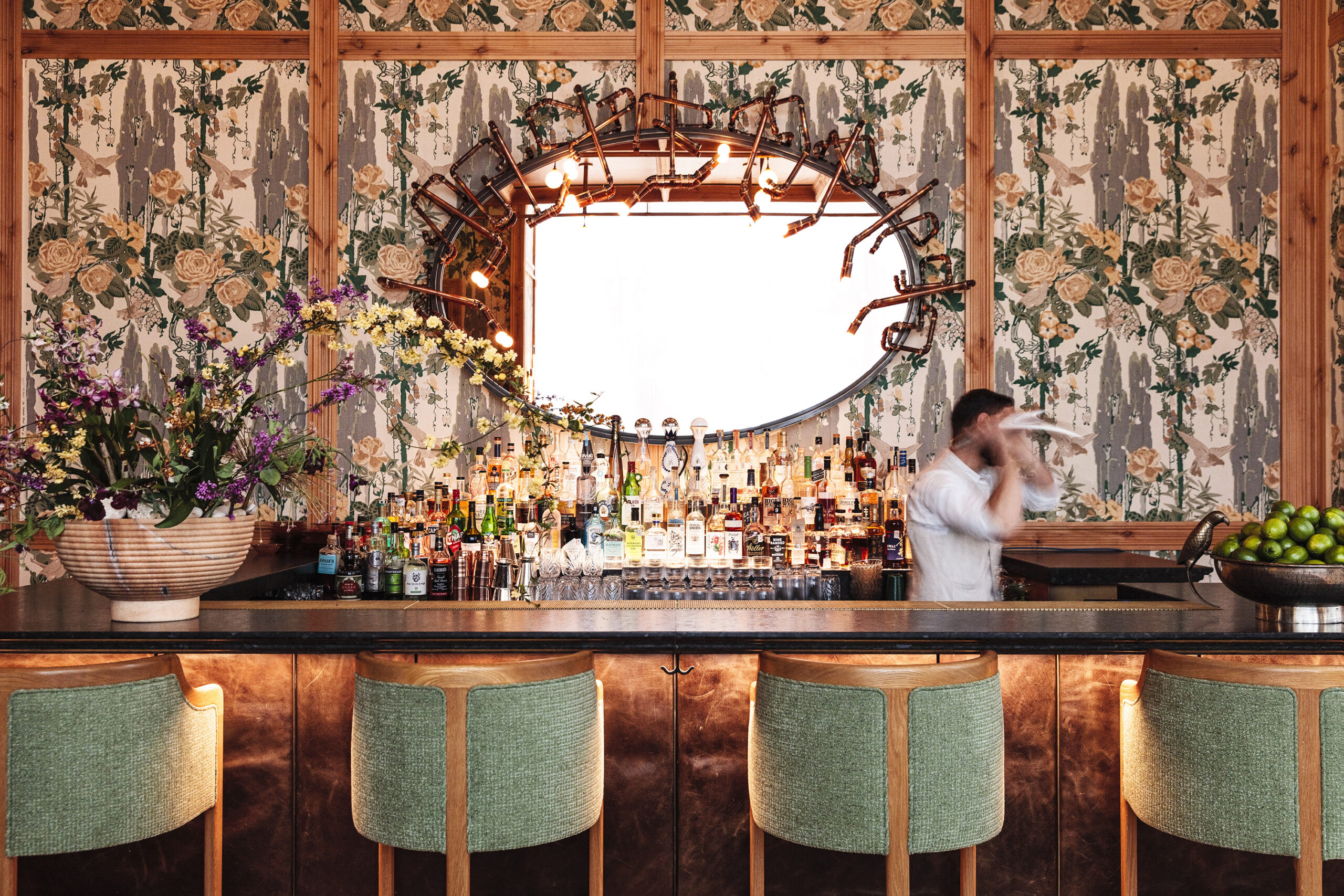 Kelly Wearstler designs hotel bar to feel like it has been there for ages